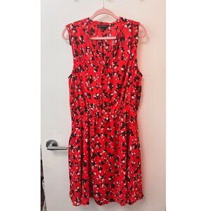✨ Banana Republic | Red Floral Dress | Size XL ✨